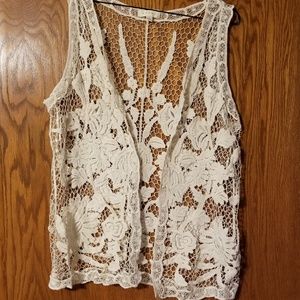 Adorable Lace Vest